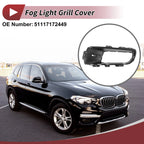 1 Pc Fog Light Grill for BMW X5 (2007–2010) No. 51117172449 Black