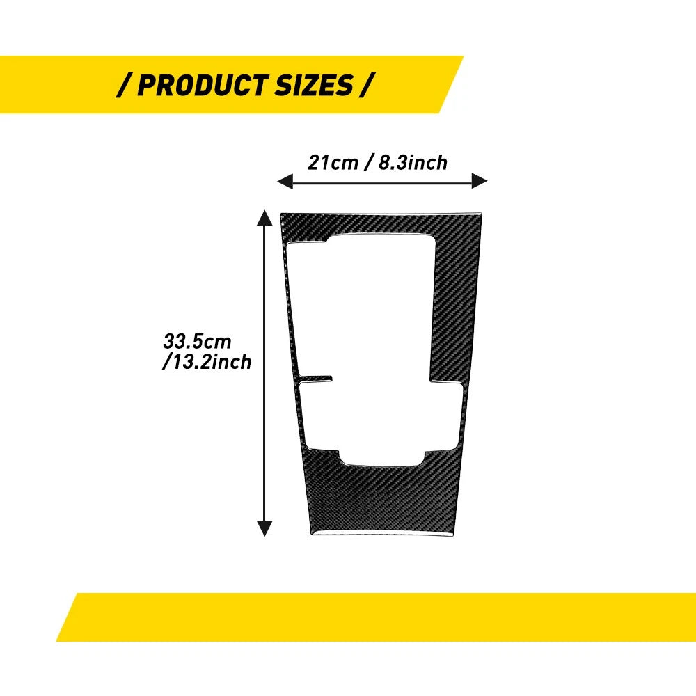 Carbon Fiber Shift Panel Cover for Mazda 3 Axela (2020–2024)