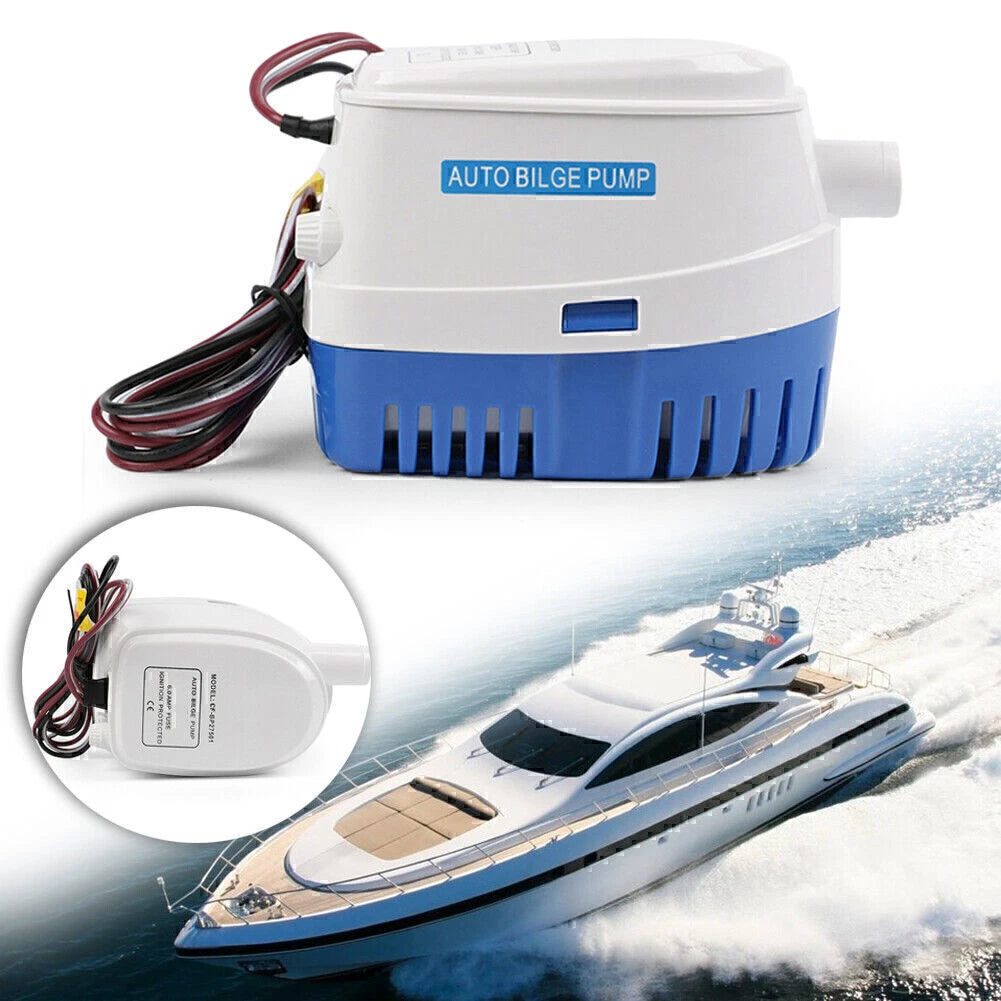 12V 600GPH Automatic Bilge Pump for Marine Boat (RV)