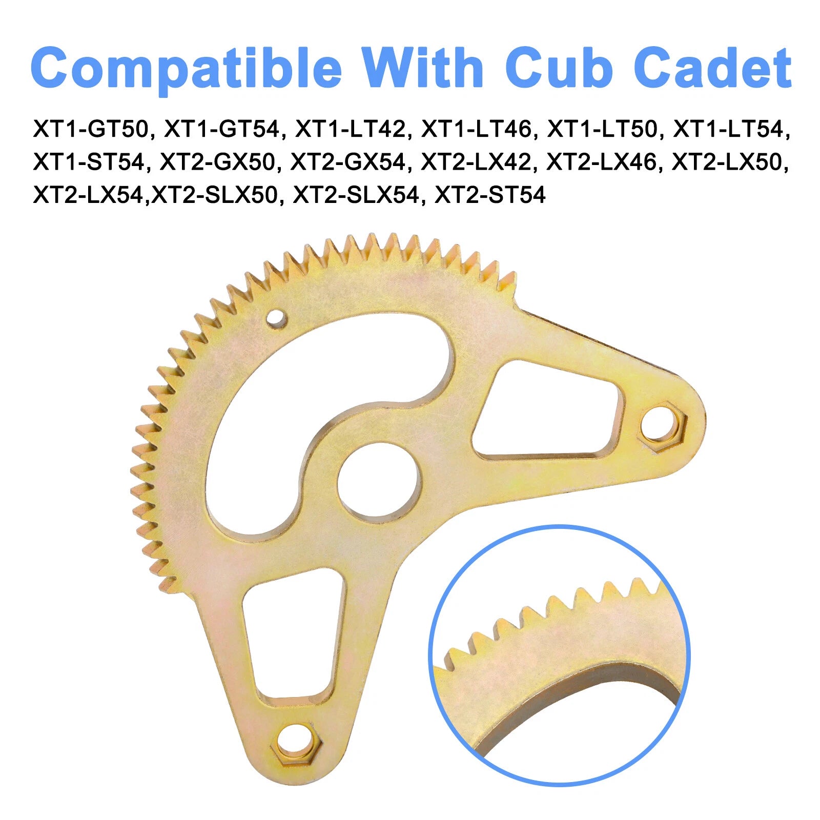 Steering Gear Segment for MTD Cub-Cadet XT1 GT LT XT2 S LX (16") 717-05225C