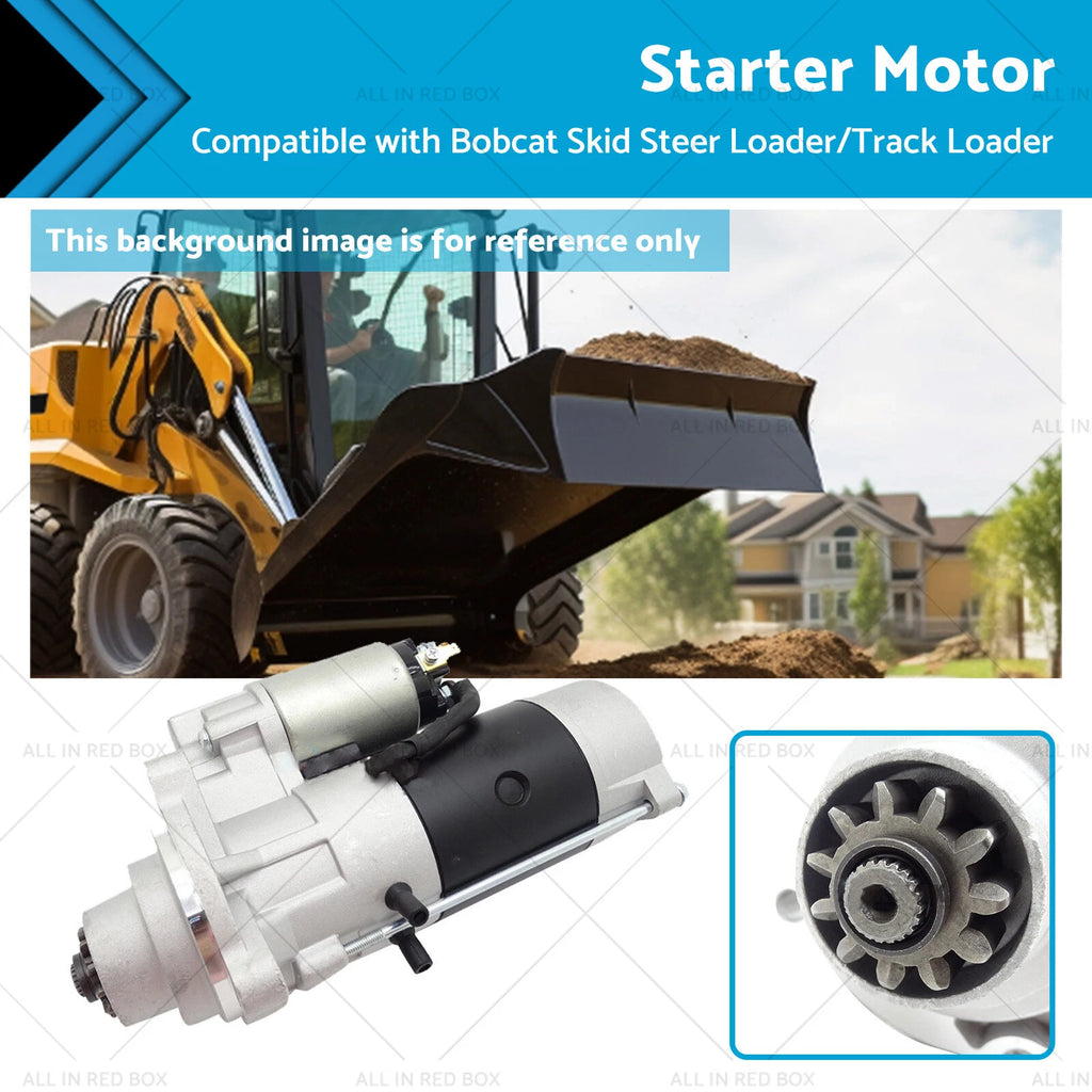 Starter Motor for Bobcat 751, 753, 763, 773, S100, S130, S150 (6685190, 6676957)