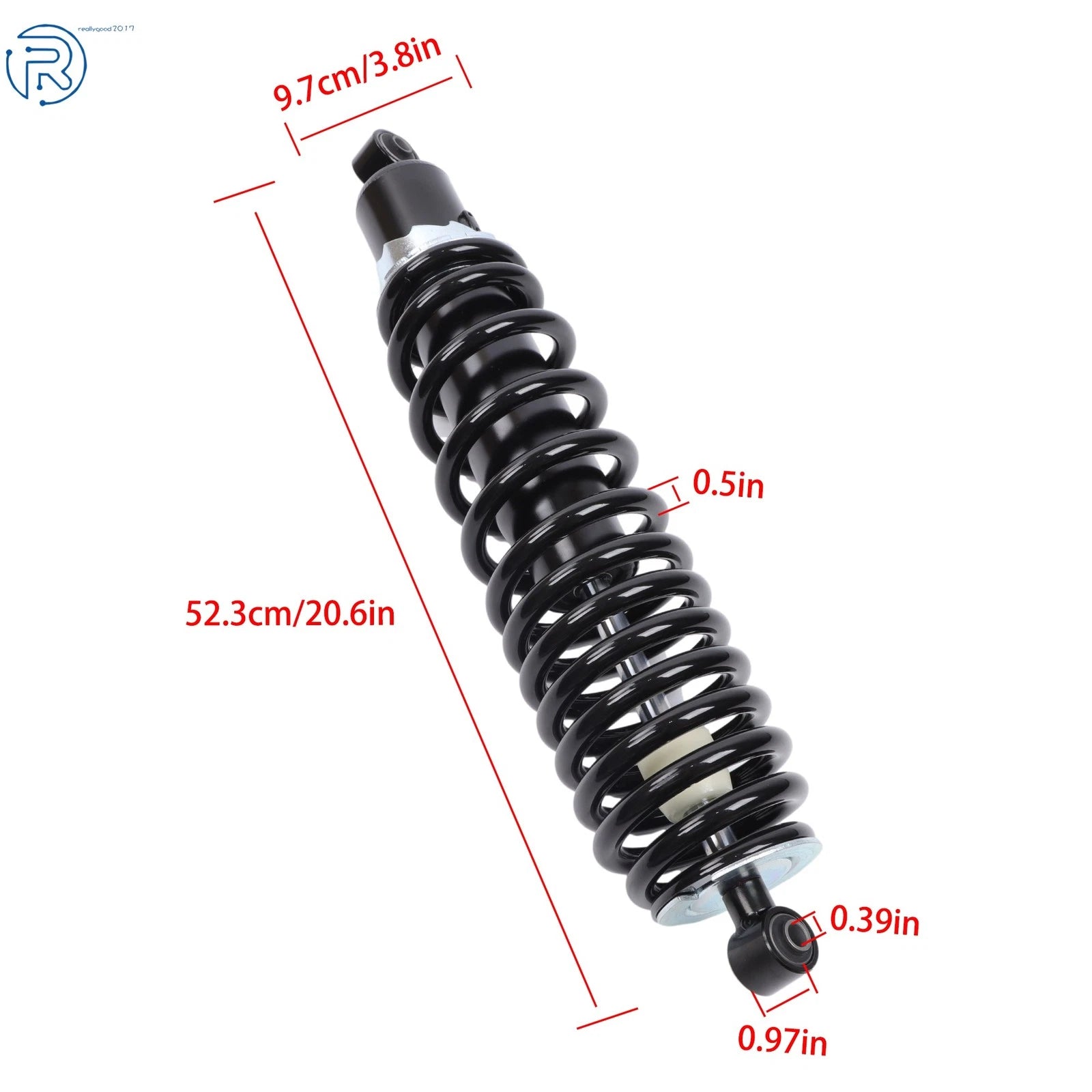 Set of 2 Rear Shocks for Can-Am Defender HD8 (2017-2021)