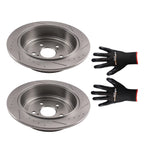 Set of 2 Rear Brake Rotors for Lexus RX350 (2010–2015) Toyota Sienna (2011–2020)