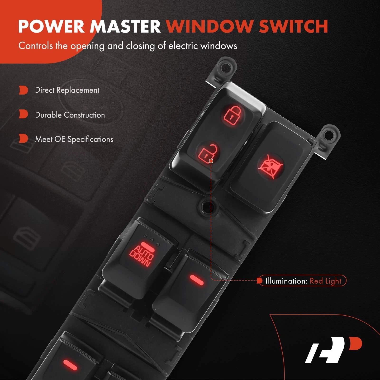 Front Left Power Window Switch for Kia Forte (2014-2018)