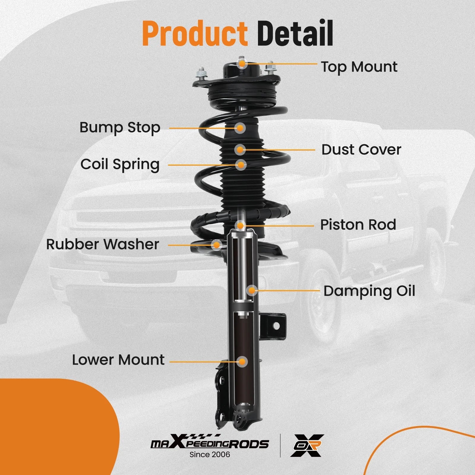 2X Quick Complete Struts & Coil Springs for Hyundai Tucson (2010–2015)