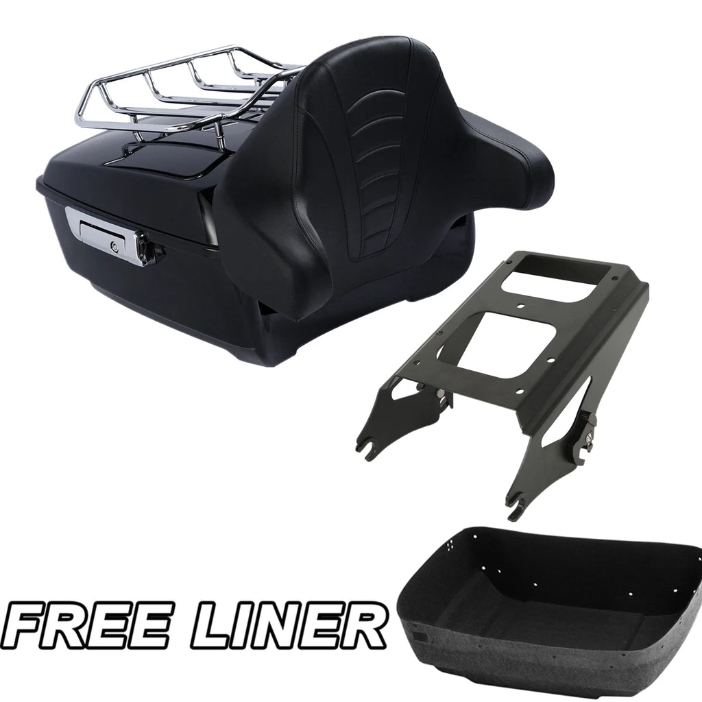 Trunk Backrest Top Rack Mount for Harley Electra Glide (2009–2013)