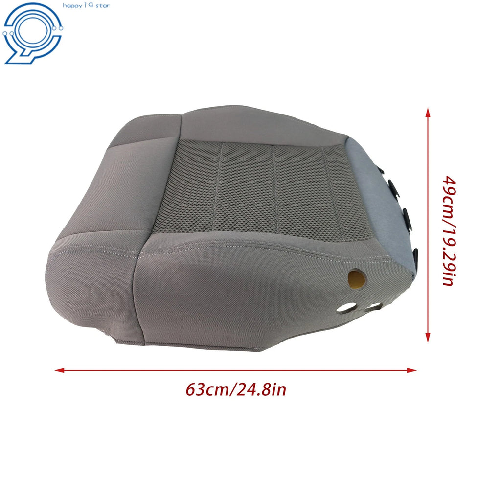 Seat Cover Set for Jeep Wrangler (2007–2012) with Driver Foam Pad
