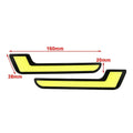 12V L Shape COB White LED Daytime Running Lights for Car (No Year Specified)