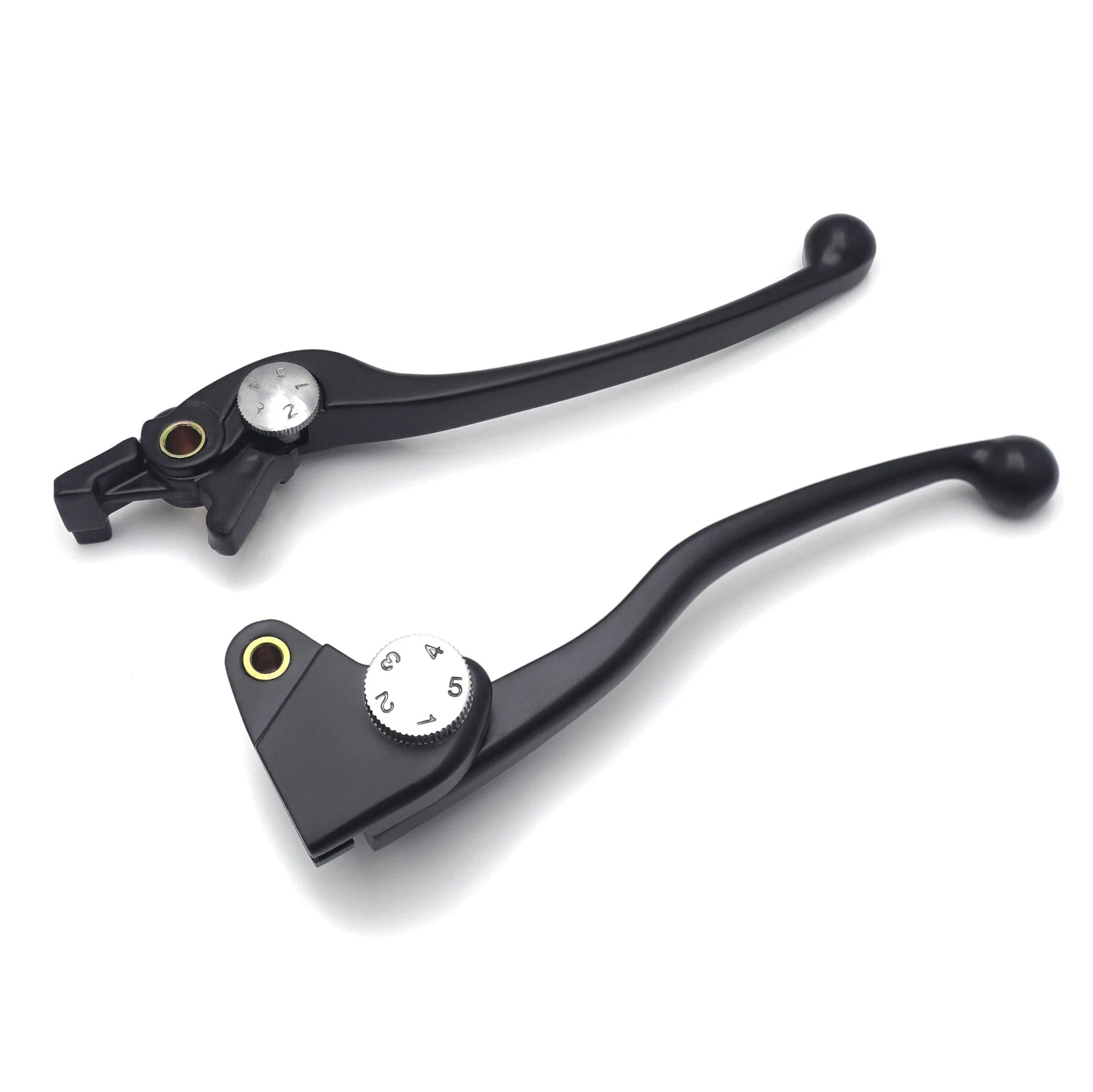 CNC Black Brake Clutch Levers for Kawasaki Ninja 650 Z650 Z900 (2017–2023)