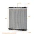 2-Row Aluminum Cooling Radiator for Freightliner Classic/Cascadia (2008–2013)