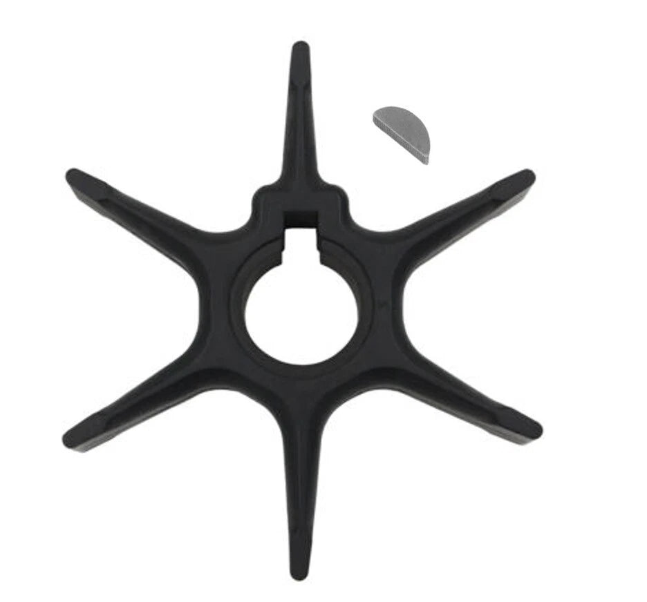 Water Pump Impeller with Key for Suzuki 9.9 14 16 25 28 HP (2-Stroke) (17461-93004)