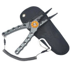 7.9" Aluminium Fishing Pliers Hook Remover Line Cutter Fish Grip