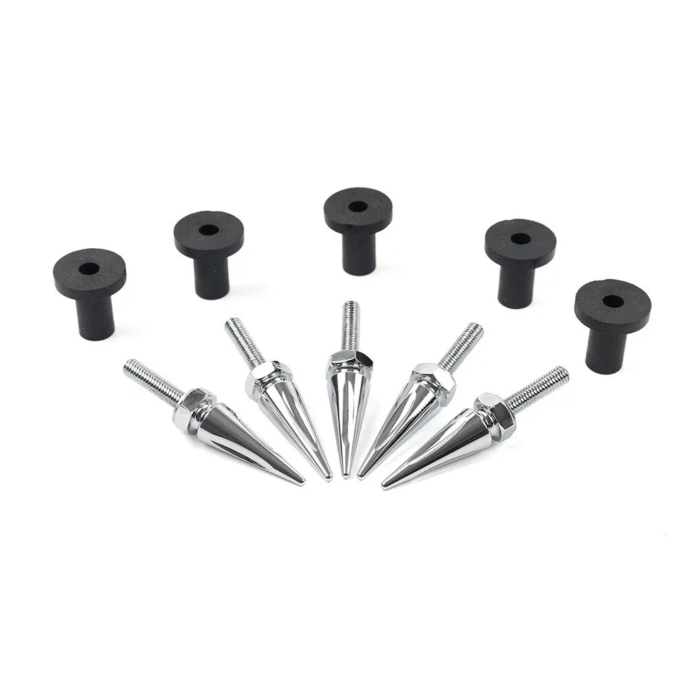 Spike Windshield Fairing Well Nut Bolt Kit for Harley Road Glide Custom (2008-2023)