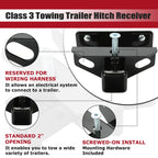 Tow Hitch Receiver for Dodge Ram 1500/2500/3500 (2003–2018)