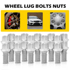 Set of 20 Wheel Lug Bolts Nuts for Mercedes Benz SL550 CLS550 C250 C350