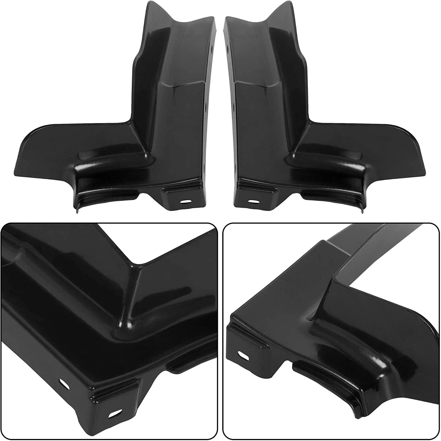 Set of 2 Front Bumper Fillers for Chevrolet Caprice/Impala (1980–1985)