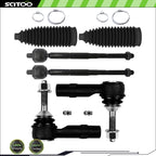 Set of 6 Tie Rod Ends for Ford Flex (2010–2016) & Taurus (2010–2017)