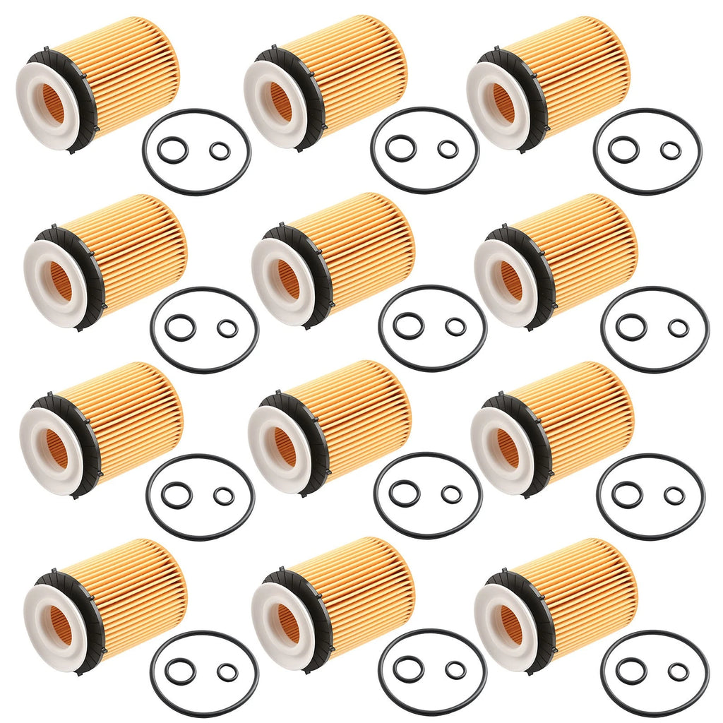 12x Oil Filters HU7116z for Mercedes-Benz A-Class C-Class E-Class CLA GLA GLB GLC GLE (2013–2023)