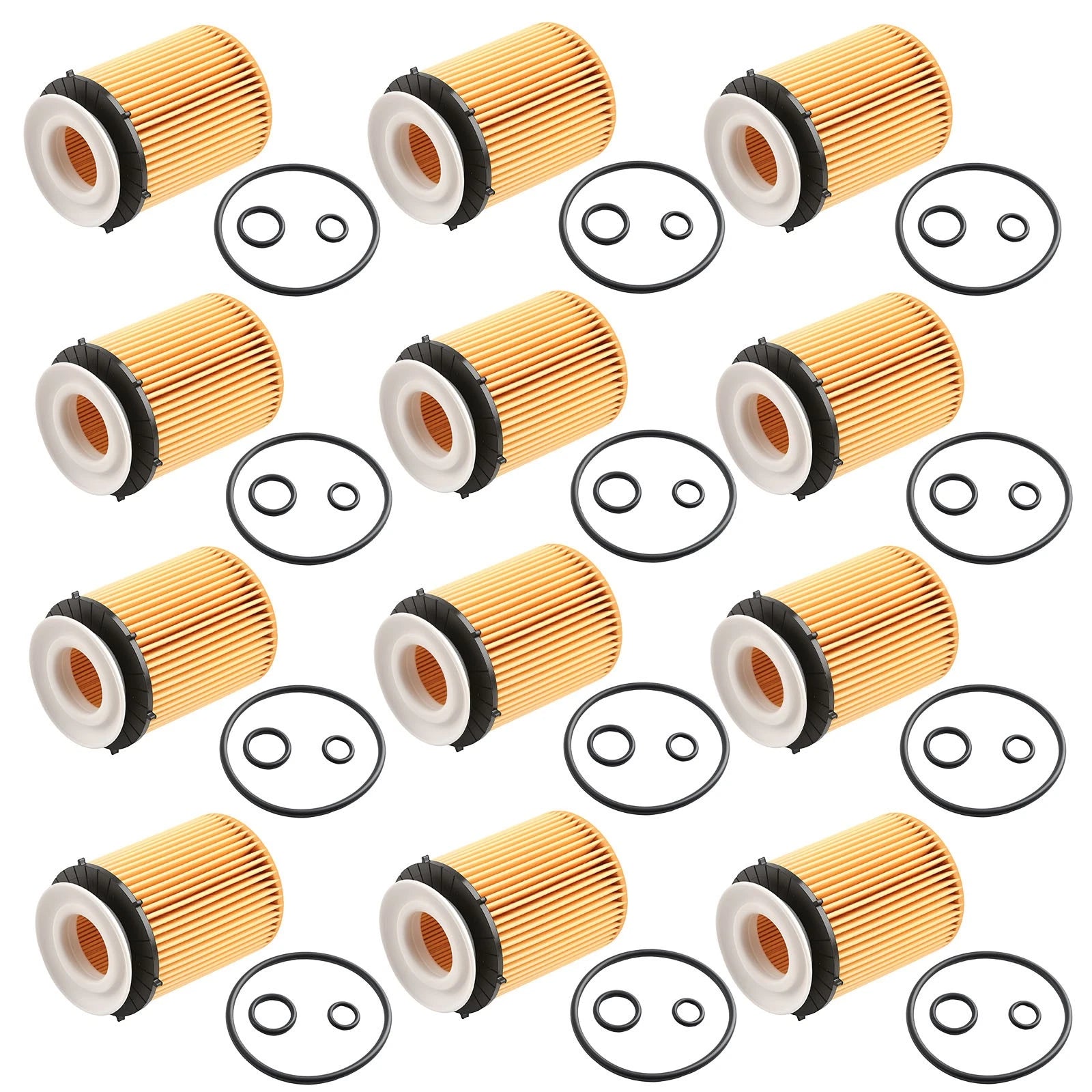 12x Oil Filters HU7116z for Mercedes-Benz A-Class C-Class E-Class CLA GLA GLB GLC GLE (2013–2023)