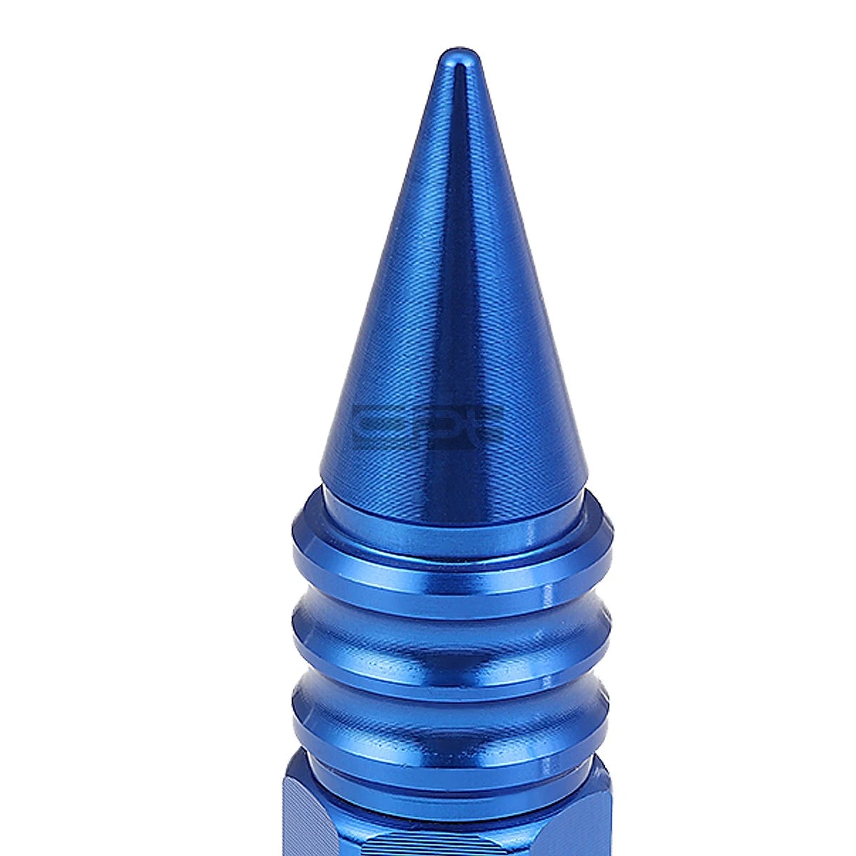 20 PCS M12X1.5 107MM Tall Blue Aluminum Spiked Cap Lug Nuts + Adapter