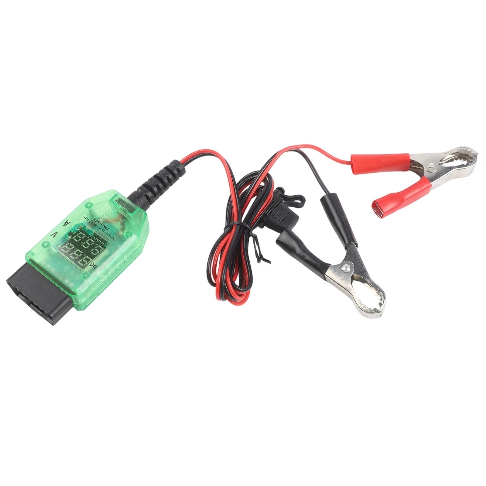 OBD Battery Memory Saver Clip with Digital Voltage Display for Auto