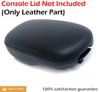 Center Console Armrest Cover for Kia Soul (2014–2019) - Black Leather Synthetic