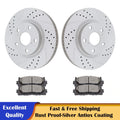 Front Brake Rotors and Ceramic Pads for Toyota Camry Avalon (2012–2017)