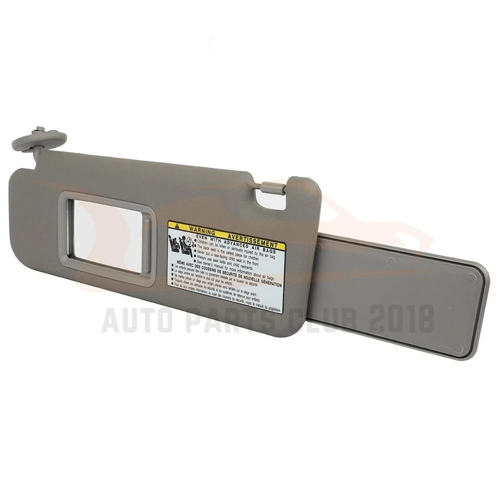 Left Driver Side Gray Sun Visor for Toyota 4Runner (2004-2008)
