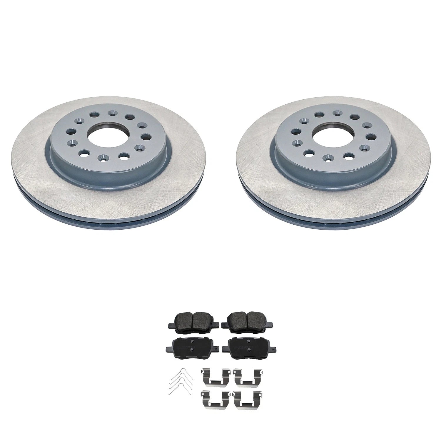 DuraGo Rear Rotors & Akebono ProACT Ceramic Brake Pads Kit for Acadia Blazer (2017–2023)