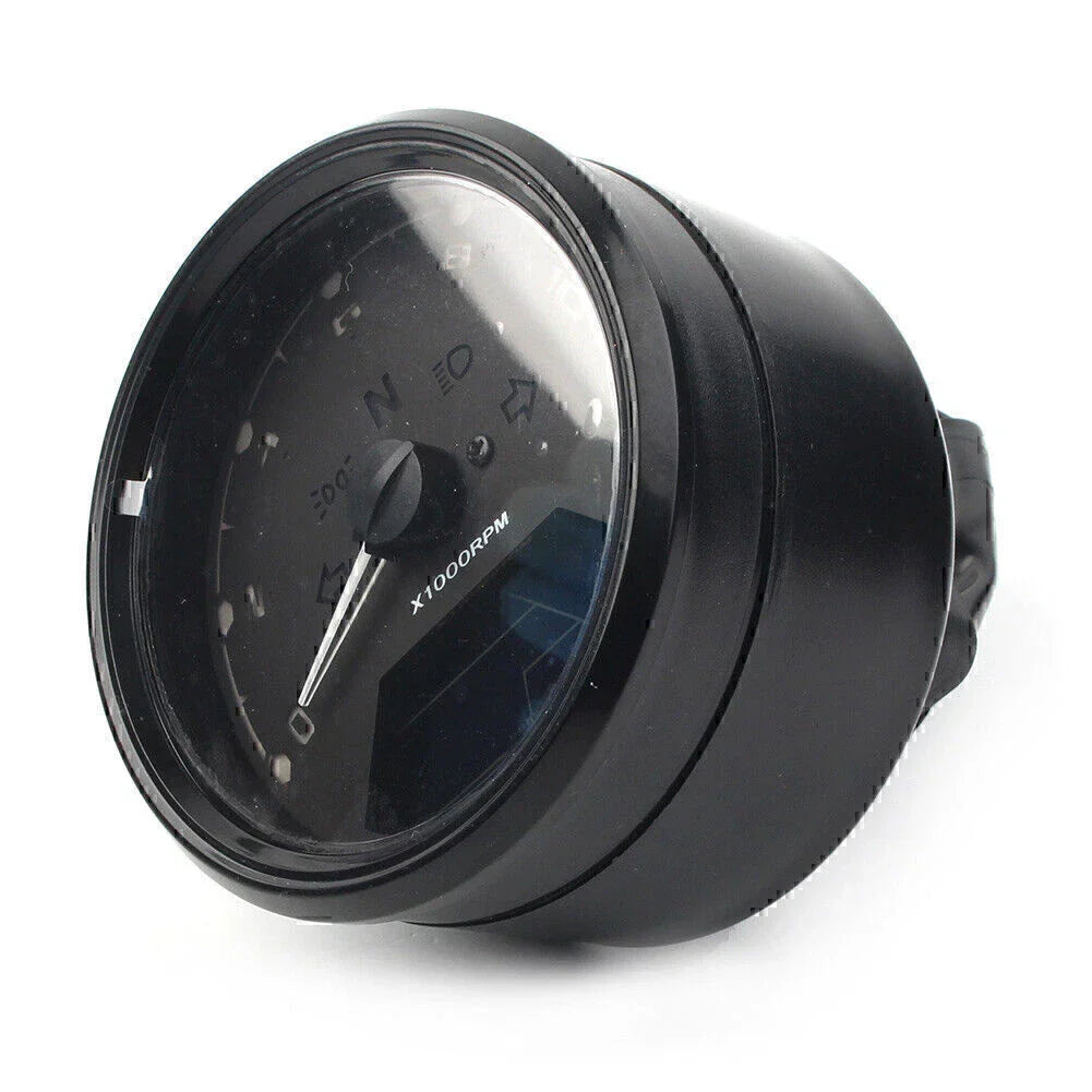 LCD Digital Motor Odometer Speedometer Tachometer Gauge for Universal Vehicles