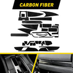 Carbon Fiber Interior Decoration Decal Trim for Honda Civic (2016–2020)