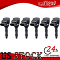 6X Ignition Coil & Spark Plug for Mercedes-Benz C350 2005 (UF535)