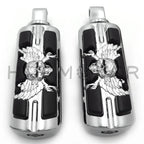 Pirate Skull Footpegs for Harley Softail Slim FLSL & Breakout FXBR (2018–2023)
