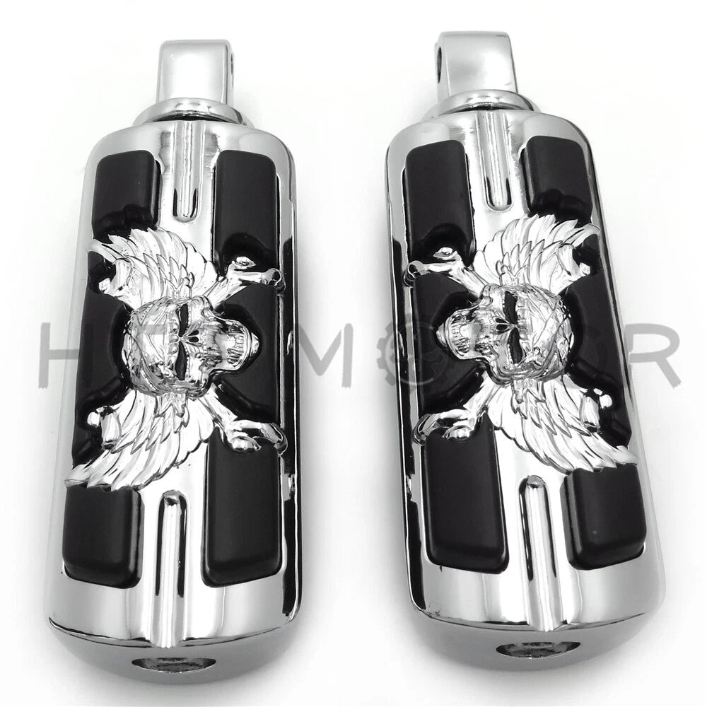 Pirate Skull Footpegs for Harley Softail Slim FLSL & Breakout FXBR (2018–2023)