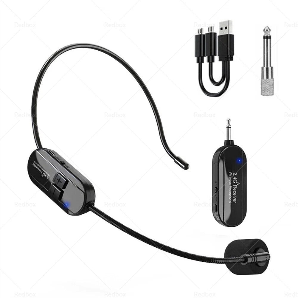Wireless Microphone Headset 2.4G for Pro Audio Voice Teaching