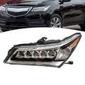 LED Headlight Assembly Driver Left Side for Acura MDX (2014–2016)
