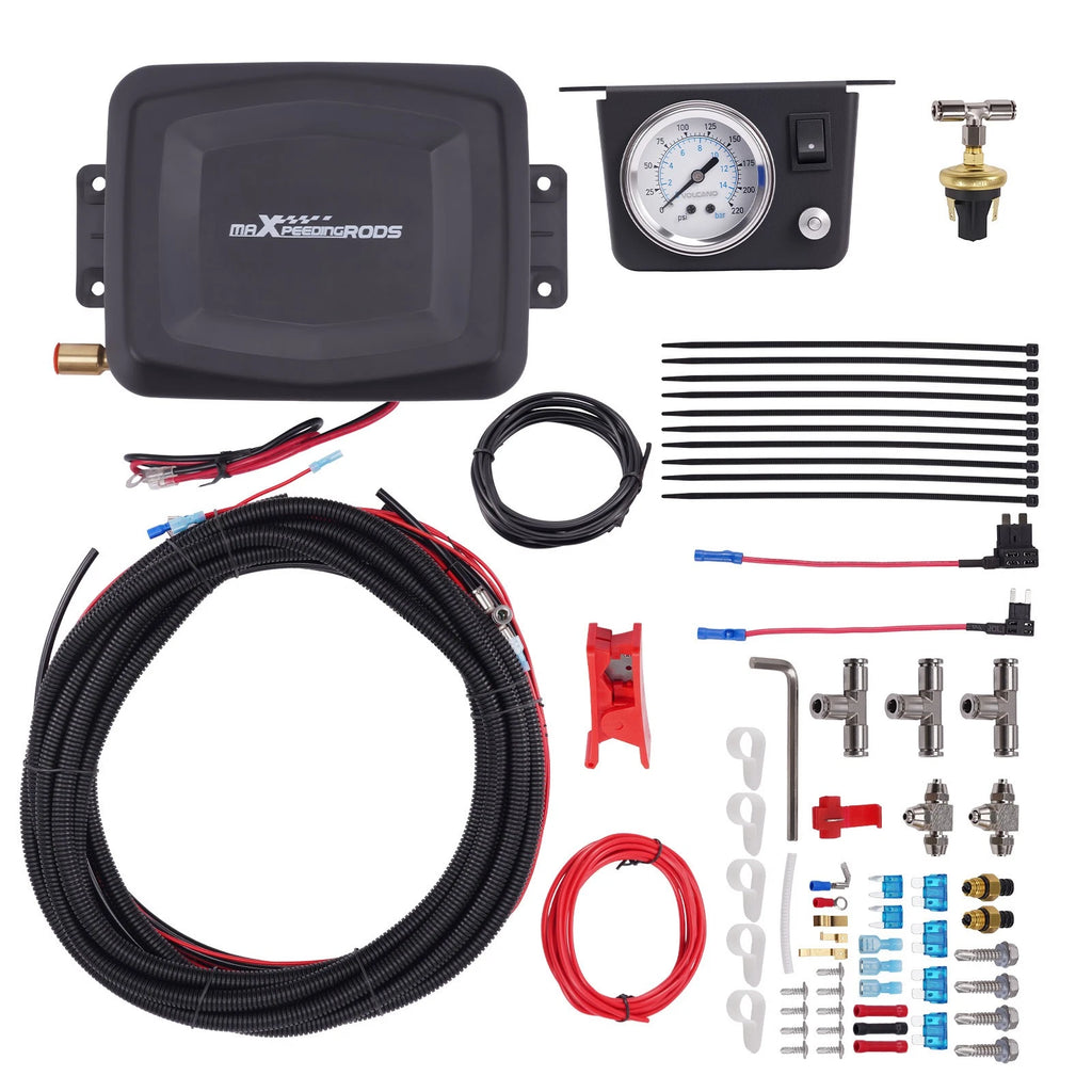 Wireless Air Suspension Bag Kit for GMC Sierra 1500 2500 3500 (120 PSI)