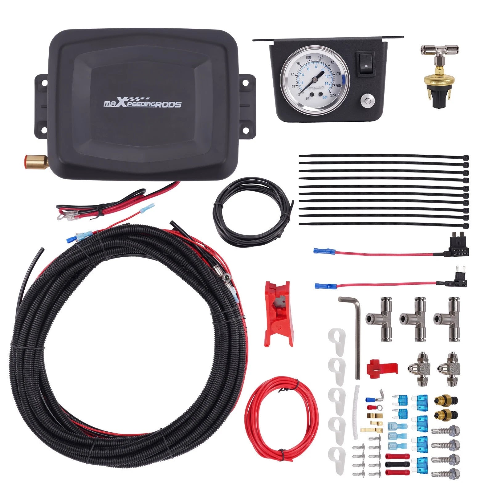 Wireless Air Suspension Bag Kit for GMC Sierra 1500 2500 3500 (120 PSI)