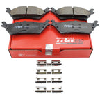 TRW Pro Rear Ceramic Slotted Brake Pads for Ford F150 (2015–2023)