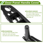 Door Panel Handle Trim Cover for BMW X5 E70 (2007 - 2013) Carbon Fiber Black