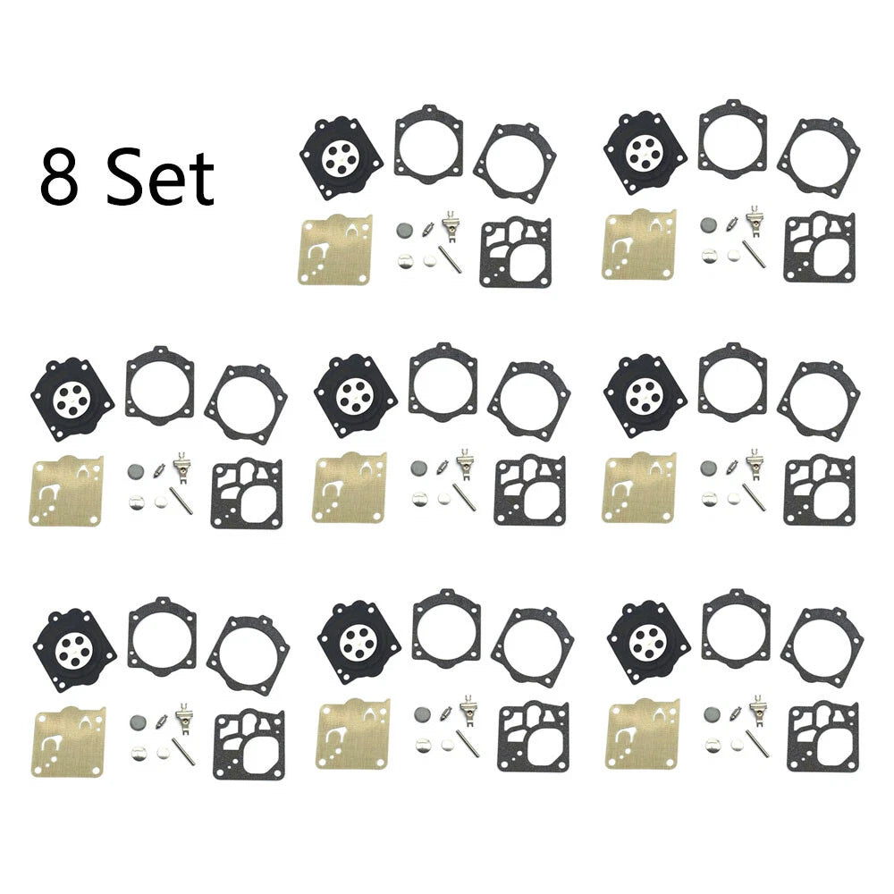 Set of 8 Carburetor Diaphragm Kit for Husqvarna 365 X-Torq 372 X-Torq (2010–2023)