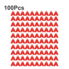 100pcs Plastic Fishtails for DIY Bait Accessories
