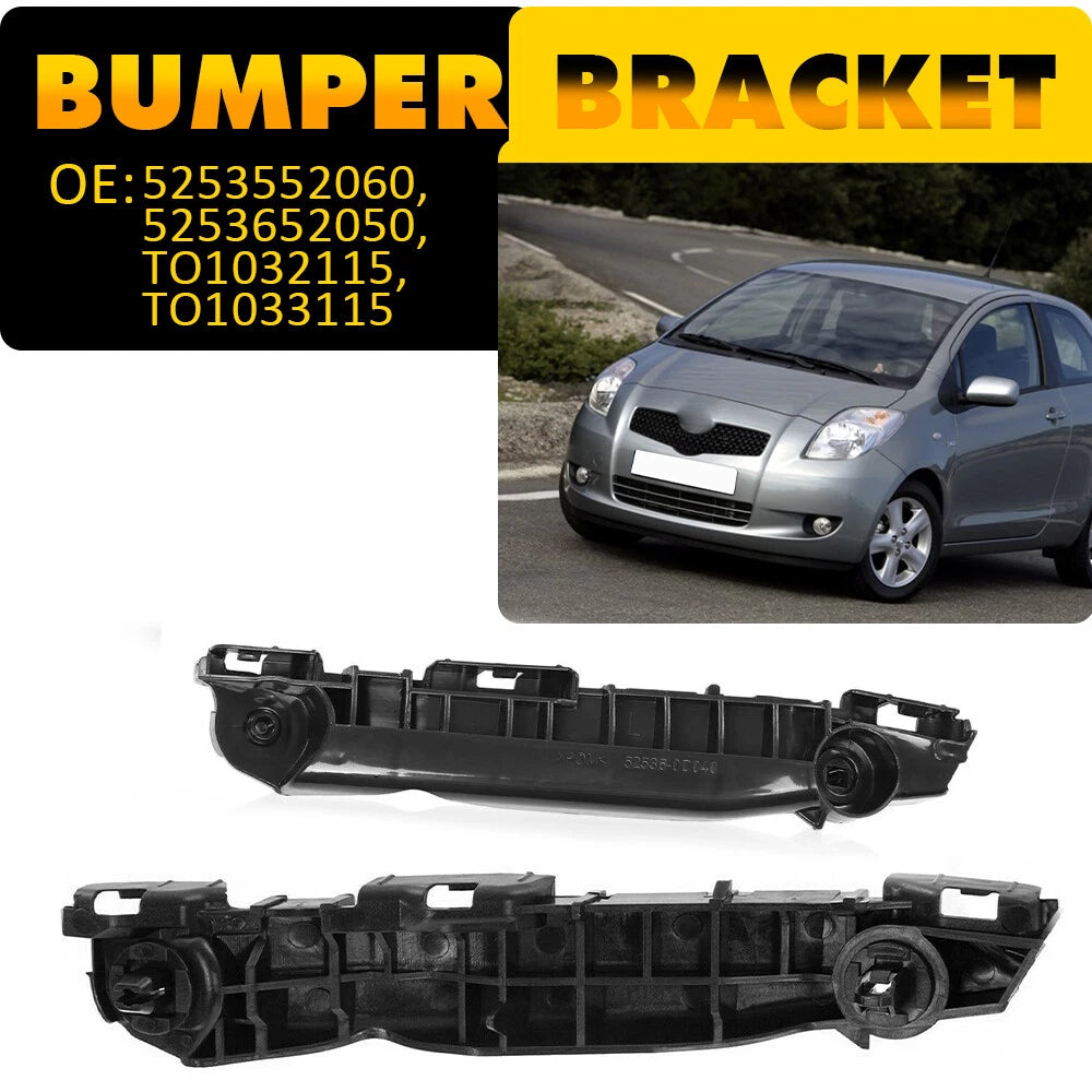 2X Front Bumper Retainers for Toyota Yaris Hatchback (2007–2011)