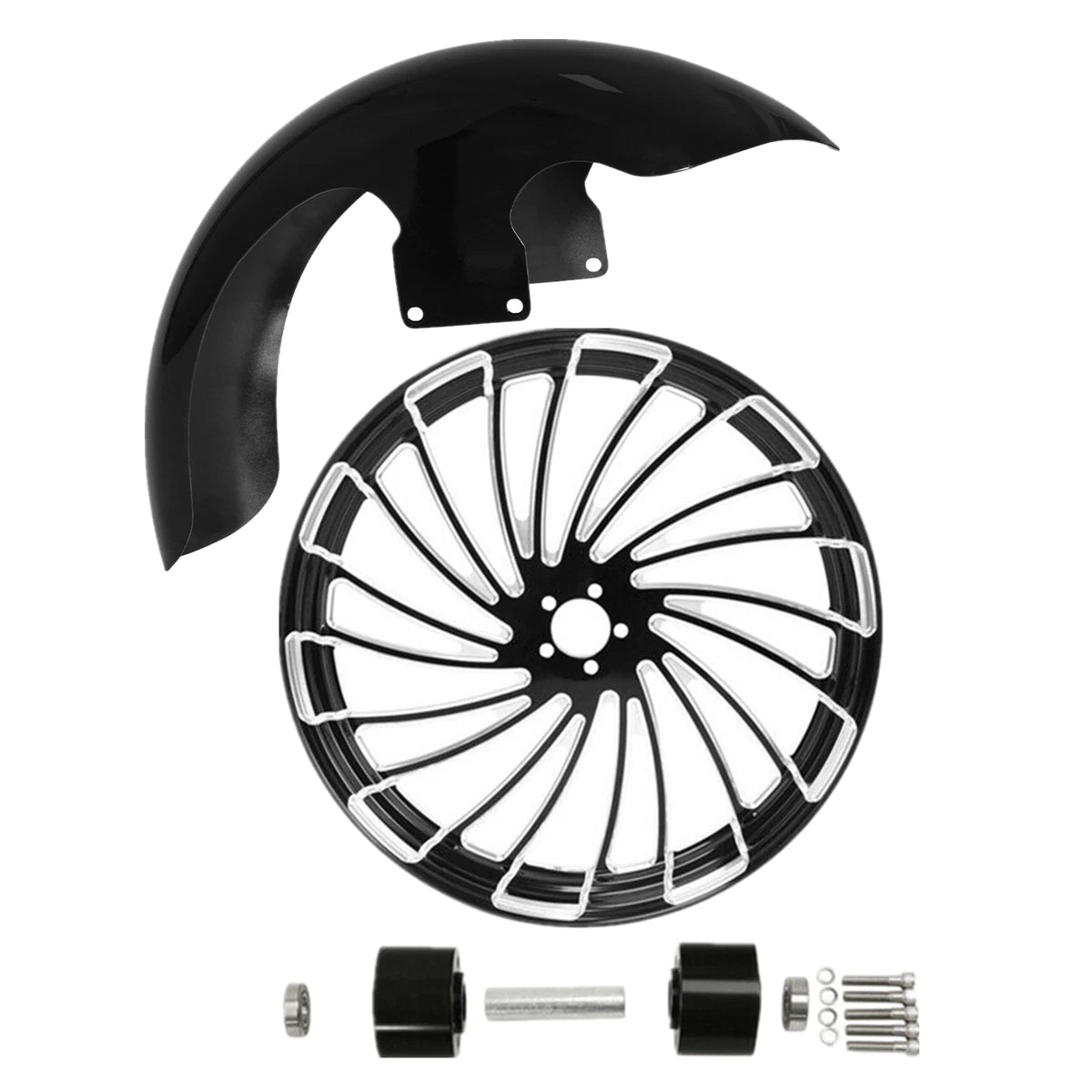21" Wheel Rim for Harley Touring Glide (2008–2013) - Dual Disc Hub, Front Fender