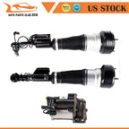 3PCS Air Suspension Struts Compressor Pump for Mercedes W221 CL550 S550 (2007–2013)