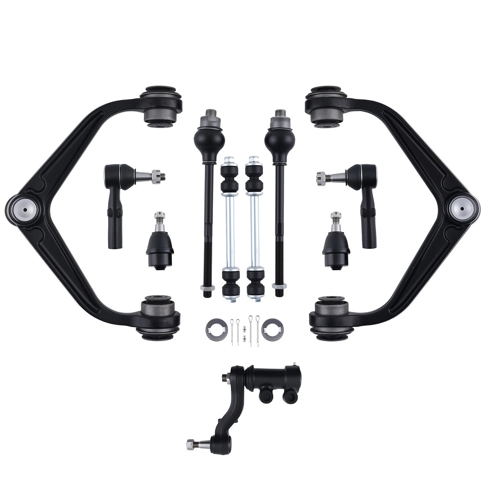 11x Front Upper Suspension Control Arms Kit for Chevy Silverado 2500 HD (2011–2019)