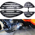 Front & Rear Stretched Floorboards for Harley Touring Glide Dyna