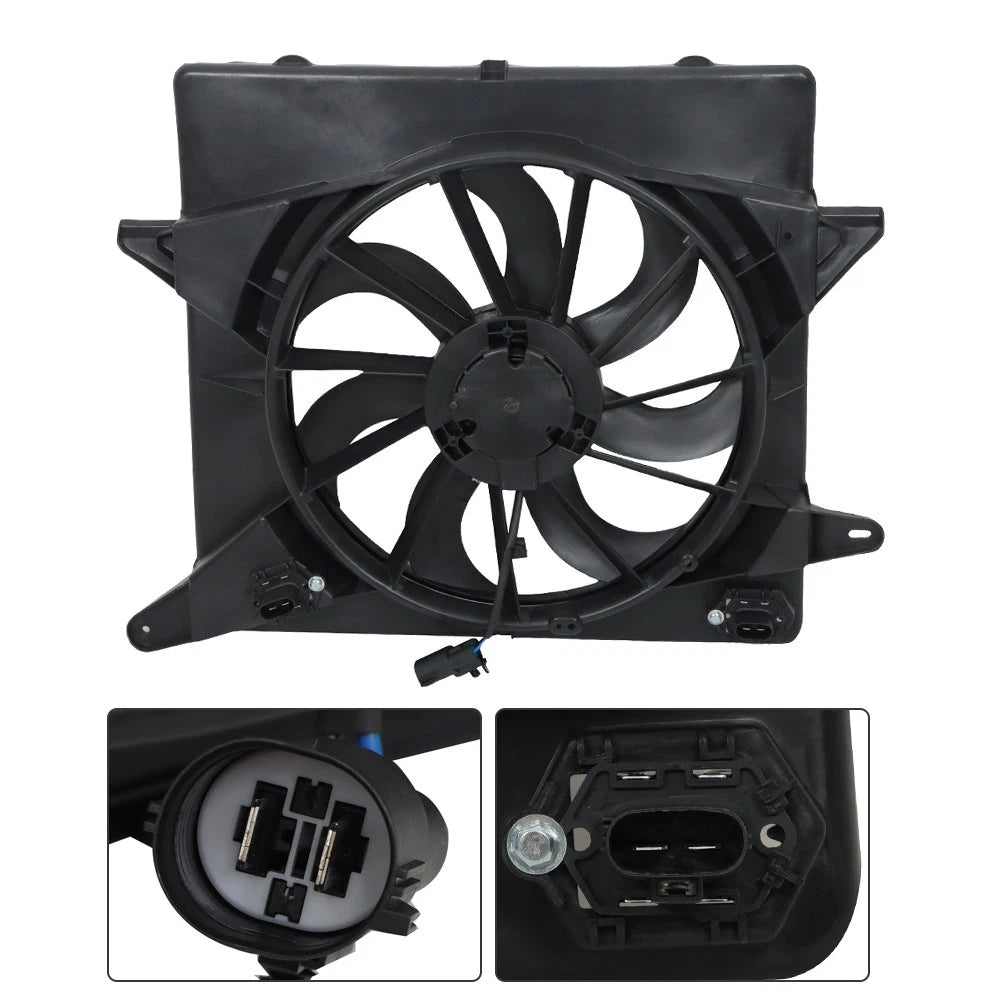 A/C Condenser Cooling Fan for Cadillac SRX (2010–2016)