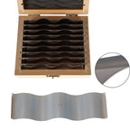 Set of 2 Wavy Parallel Hardened Stainless Steel for Automotive Applications