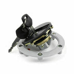 Ignition Switch Lock & Fuel Gas Cap Lock Keys for Suzuki GSXR 600 750 SV1000 (T9)